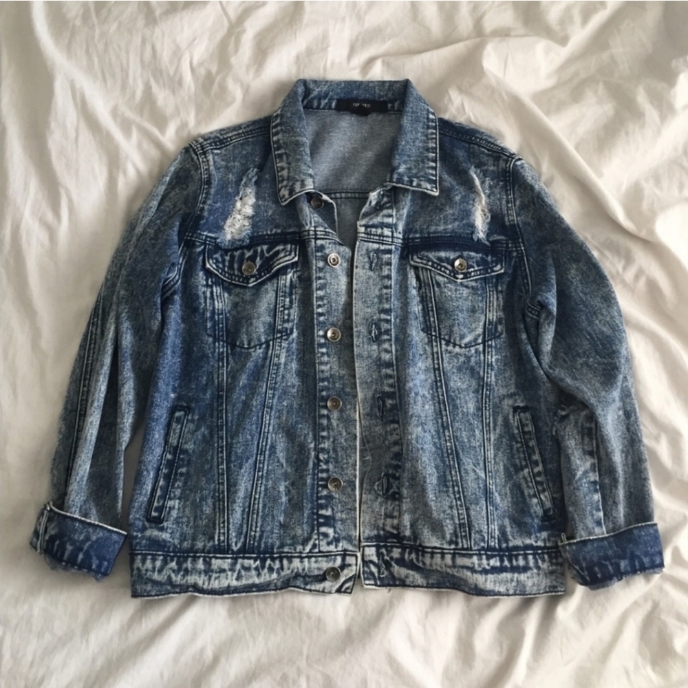 Acid Wash Denim Jacket